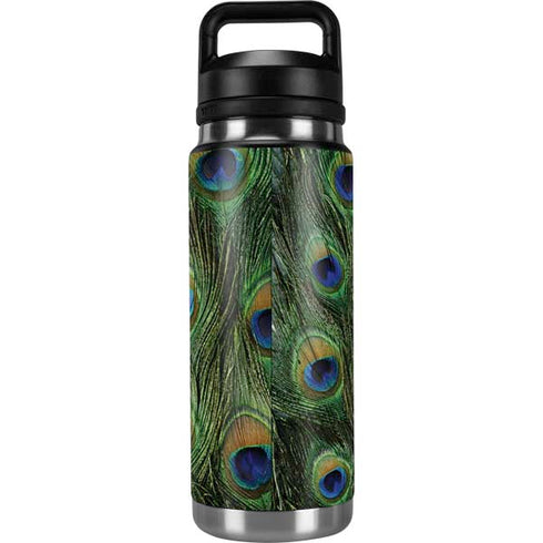 Peacock Animal Print YETI Rambler 26oz Bottle Skin