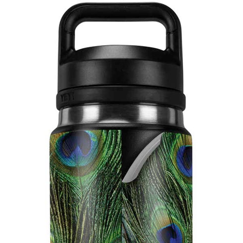 Peacock Animal Print YETI Rambler 26oz Bottle Skin