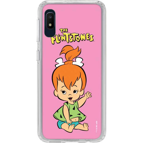 The Flinstones Pebbles Flintstone Galaxy A10e Clear Case
