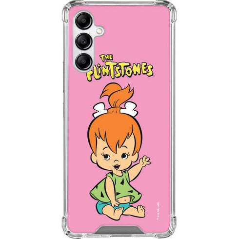 The Flinstones Pebbles Flintstone Galaxy A14 5G Clear Case
