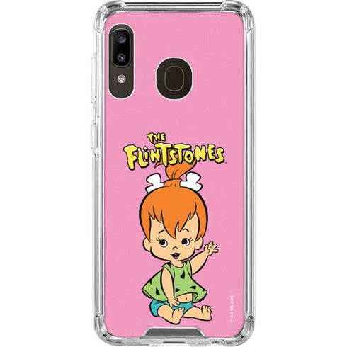 The Flinstones Pebbles Flintstone Galaxy A30 Clear Case
