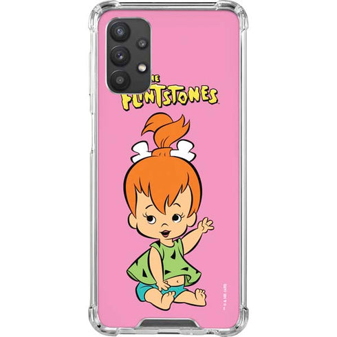 The Flinstones Pebbles Flintstone Galaxy A32 5G Clear Case