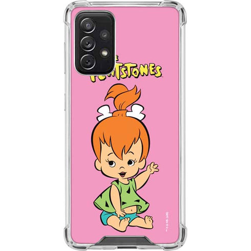 The Flinstones Pebbles Flintstone Galaxy A72 5G Clear Case