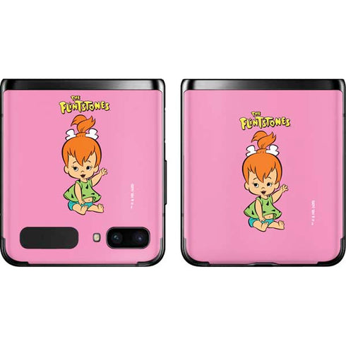 The Flinstones Pebbles Flintstone Galaxy Z Flip Skin