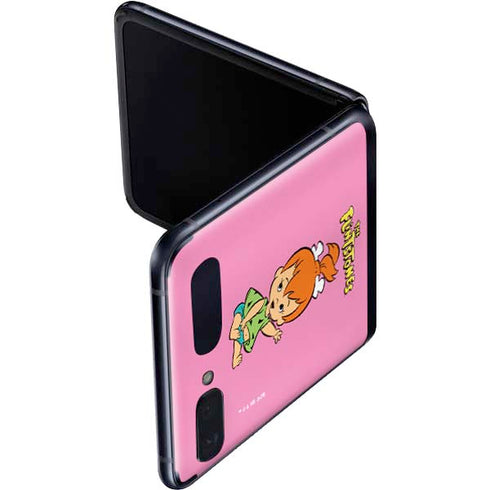 The Flinstones Pebbles Flintstone Galaxy Z Flip Skin