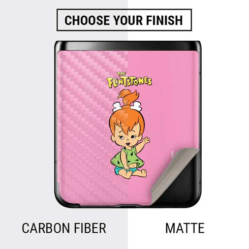 The Flinstones Pebbles Flintstone Galaxy Z Flip Skin