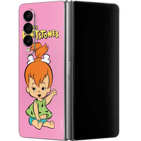 The Flinstones Pebbles Flintstone Galaxy Z Fold4 5G Skin