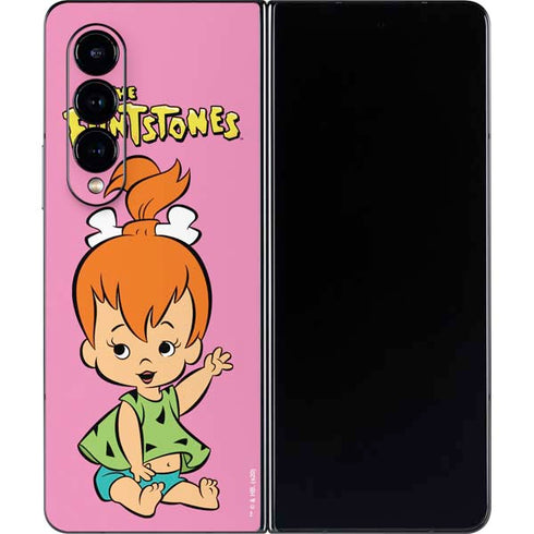 The Flinstones Pebbles Flintstone Galaxy Z Fold4 5G Skin