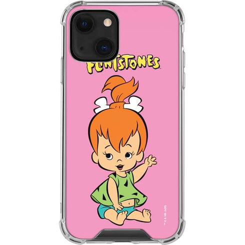 The Flinstones Pebbles Flintstone iPhone 14 Plus Clear Case