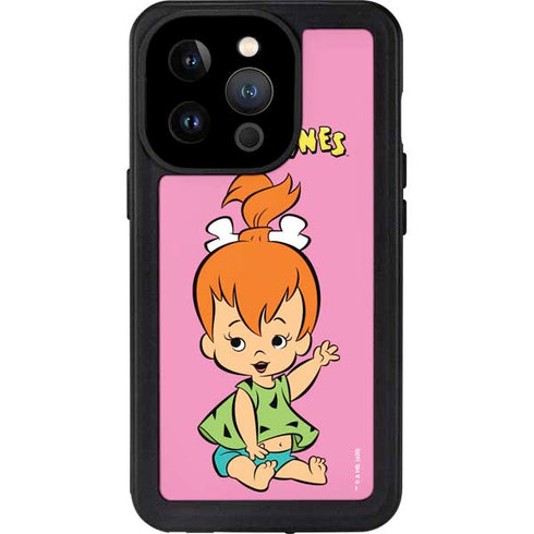 The Flinstones Pebbles Flintstone iPhone 14 Pro Waterproof Case