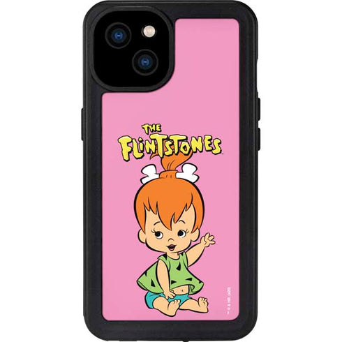 The Flinstones Pebbles Flintstone iPhone 15 Plus Waterproof Case