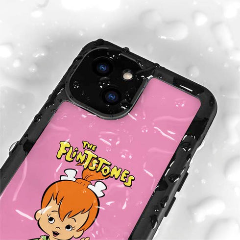 The Flinstones Pebbles Flintstone iPhone 15 Plus Waterproof Case
