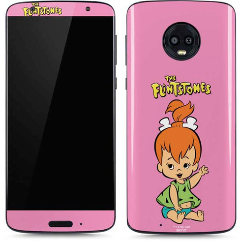 The Flinstones Pebbles Flintstone Moto G6 Skin
