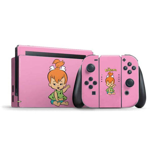 The Flinstones Pebbles Flintstone Nintendo Switch Bundle Skin