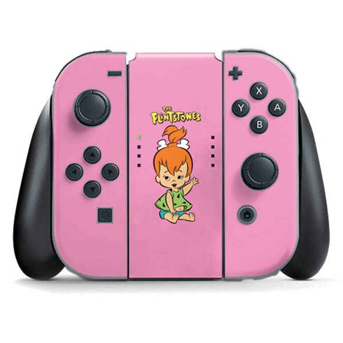 The Flinstones Pebbles Flintstone Nintendo Switch (2017-2021) Joy-Con Controller Skin
