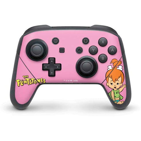 The Flinstones Pebbles Flintstone Nintendo Switch Pro Controller Skin
