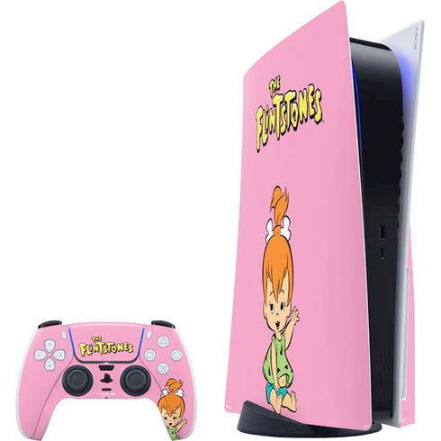The Flinstones Pebbles Flintstone PS5 Bundle Skin