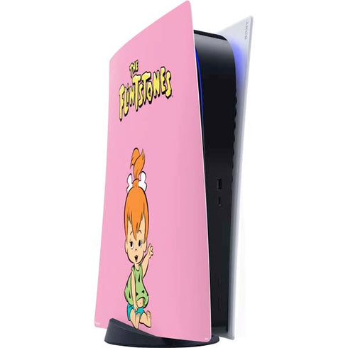 The Flinstones Pebbles Flintstone PS5 Digital Edition Console Skin