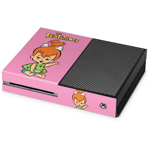 The Flinstones Pebbles Flintstone Xbox One Console Skin