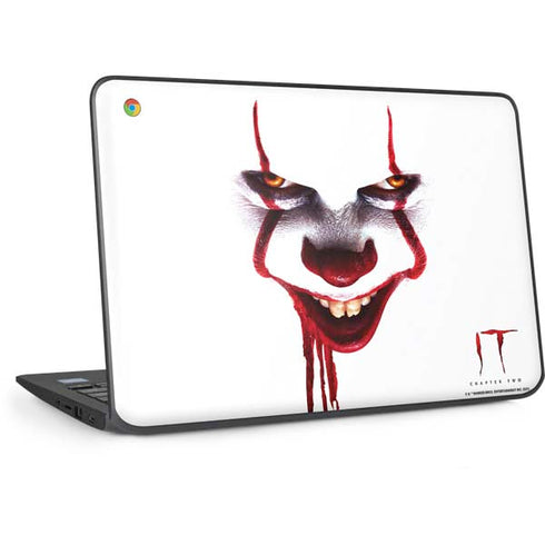 Warner Bros IT Volume 2 Pennywise Bloody HP Chromebook Skin