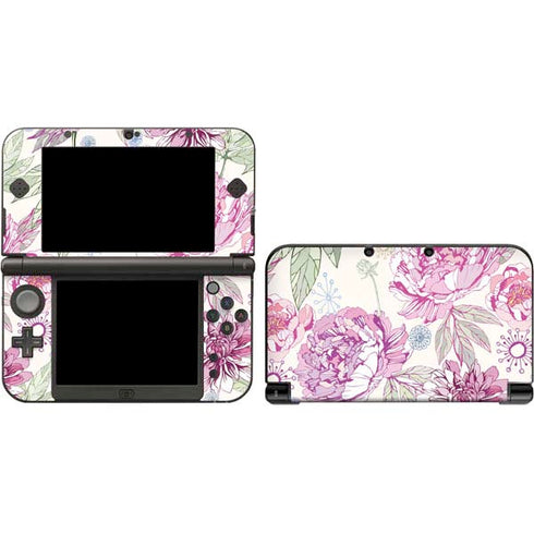 Peony Spring Floral 3DS XL 2015 Skin