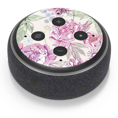 Peony Spring Floral Amazon Echo Dot Skin
