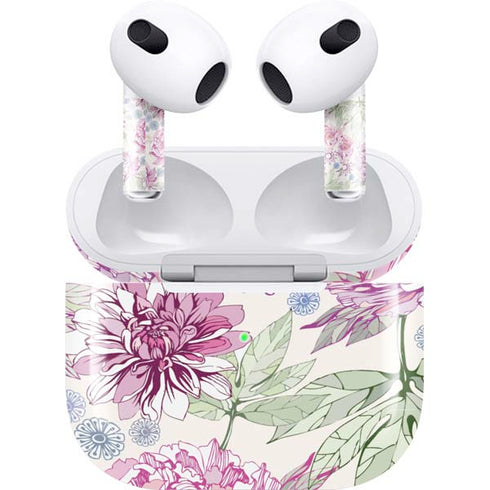 Peony Spring Floral Apple AirPods (3rd Gen 2021) Skin
