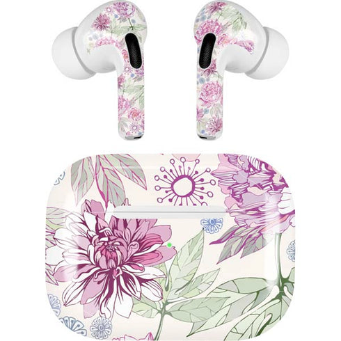 Peony Spring Floral Apple AirPods Pro Skin