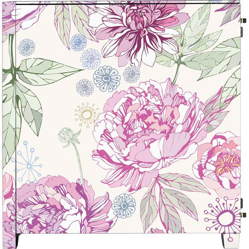 Peony Spring Floral Corsair 4000D Tempered Glass Mid-Tower ATX Case Skin