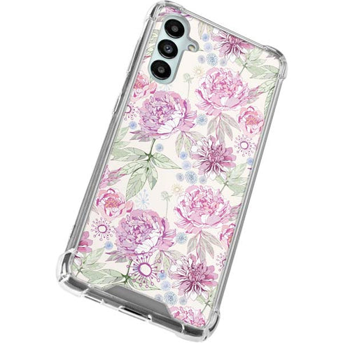 Peony Spring Floral Galaxy A14 5G Clear Case