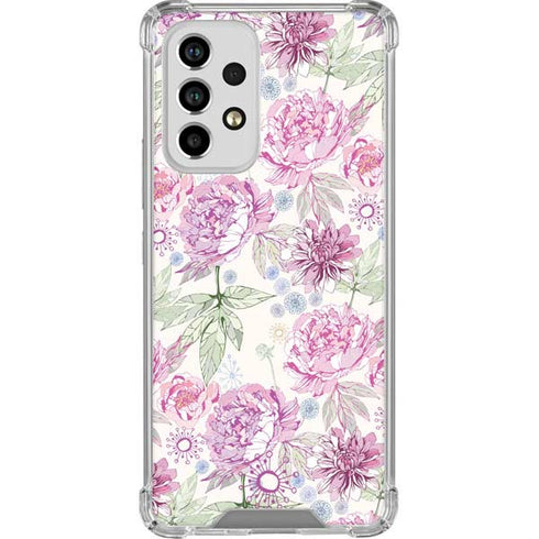 Peony Spring Floral Galaxy A33 5G Clear Case