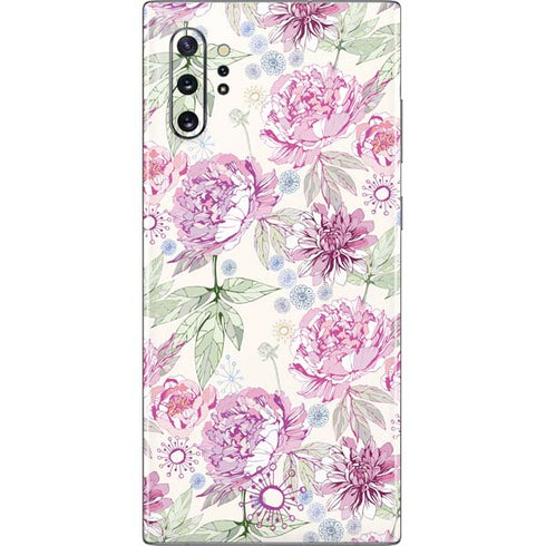 Peony Spring Floral Galaxy Note 10 Plus Skin