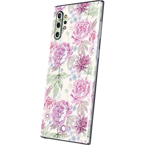 Peony Spring Floral Galaxy Note 10 Plus Skin