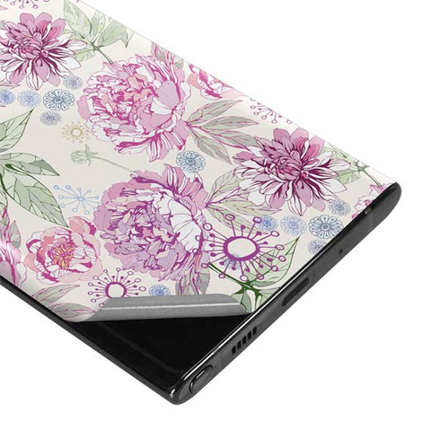Peony Spring Floral Galaxy Note 10 Plus Skin