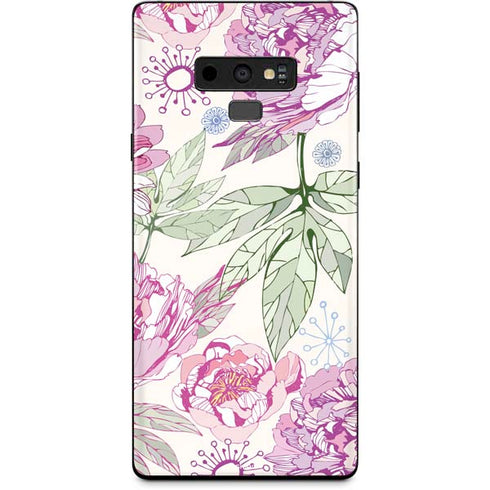 Peony Spring Floral Galaxy Note 9 Skin