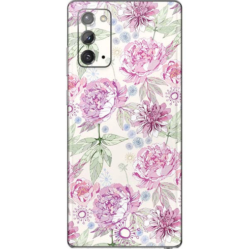 Peony Spring Floral Galaxy Note20 5G Skin