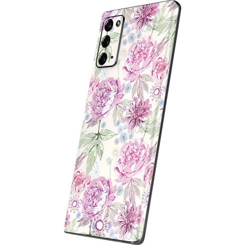 Peony Spring Floral Galaxy Note20 5G Skin