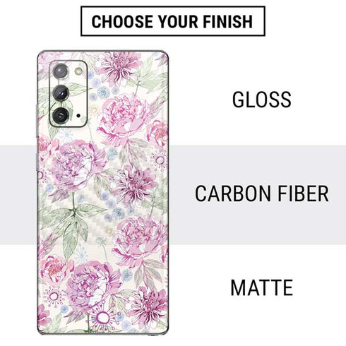 Peony Spring Floral Galaxy Note20 5G Skin