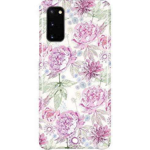 Peony Spring Floral Galaxy S20 Lite Case
