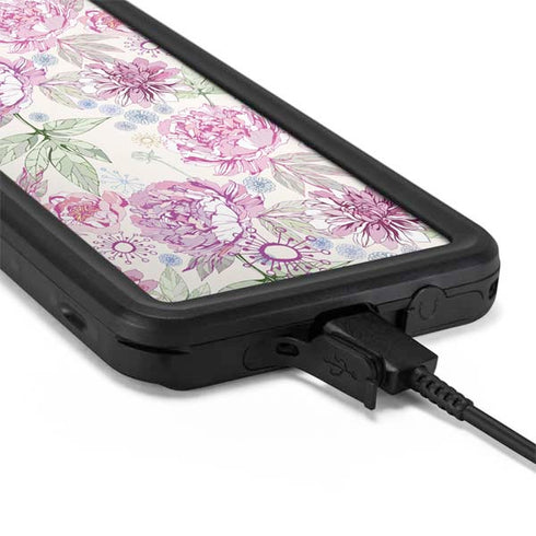 Peony Spring Floral Galaxy S20 Plus Waterproof Case