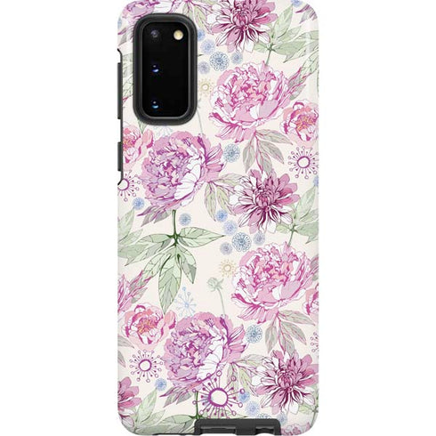 Peony Spring Floral Galaxy S20 Pro Case