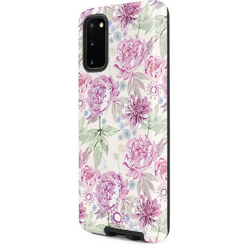 Peony Spring Floral Galaxy S20 Pro Case