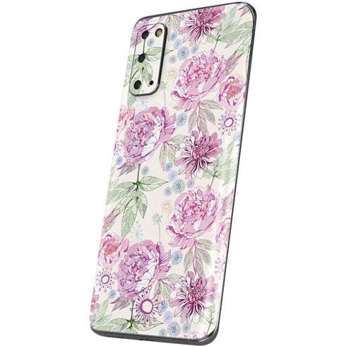 Peony Spring Floral Galaxy S20 Skin