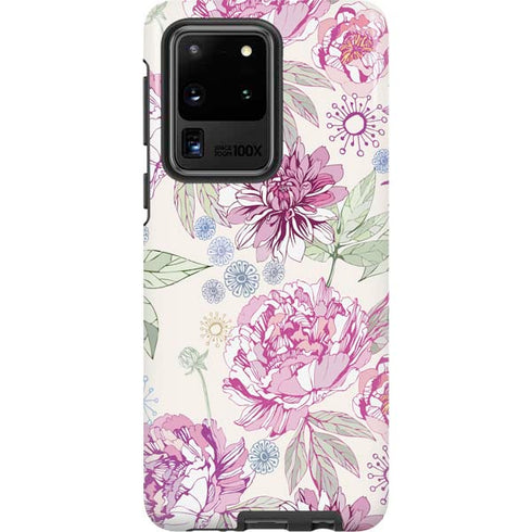 Peony Spring Floral Galaxy S20 Ultra 5G Pro Case