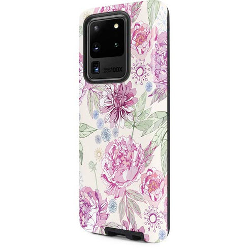 Peony Spring Floral Galaxy S20 Ultra 5G Pro Case