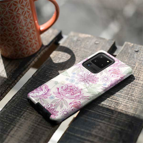 Peony Spring Floral Galaxy S20 Ultra 5G Pro Case