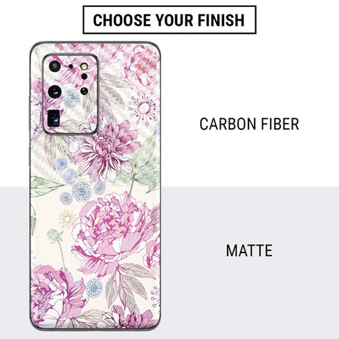Peony Spring Floral Galaxy S20 Ultra 5G Skin