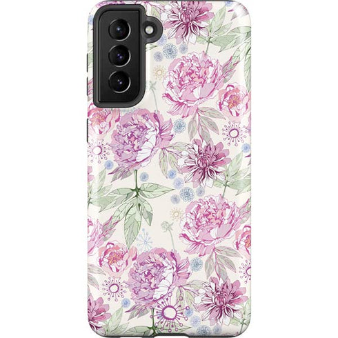 Peony Spring Floral Galaxy S21 Plus 5G Pro Case