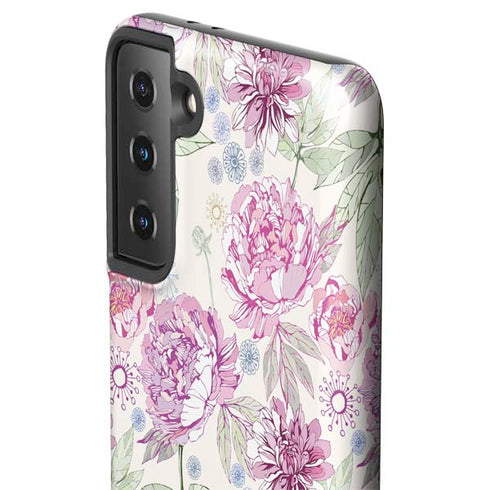 Peony Spring Floral Galaxy S21 Plus 5G Pro Case