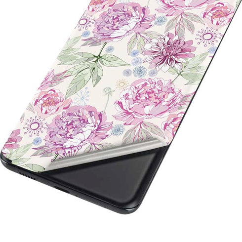 Peony Spring Floral Galaxy S21 Plus 5G Skin